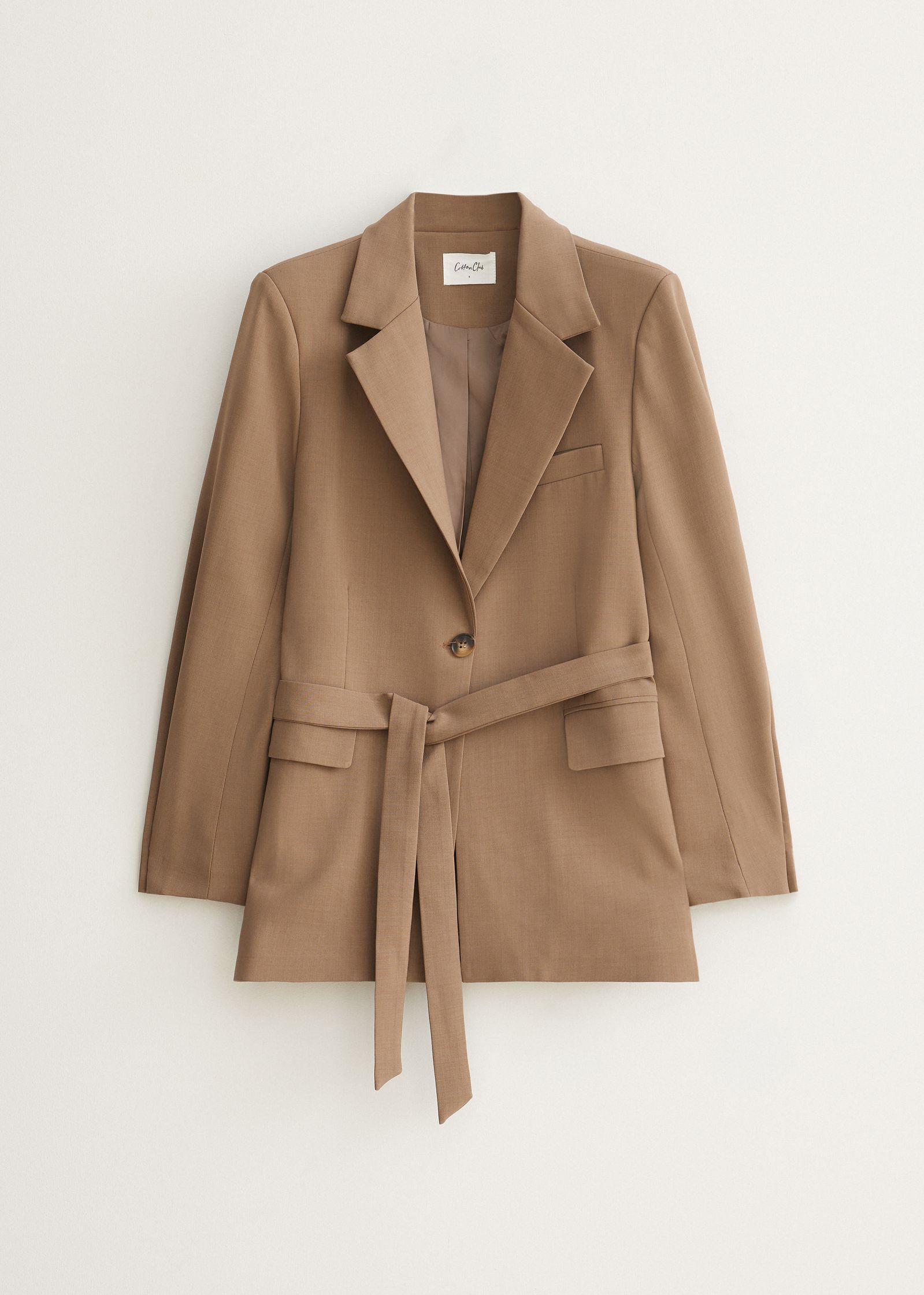 Blazer met ceintuur
