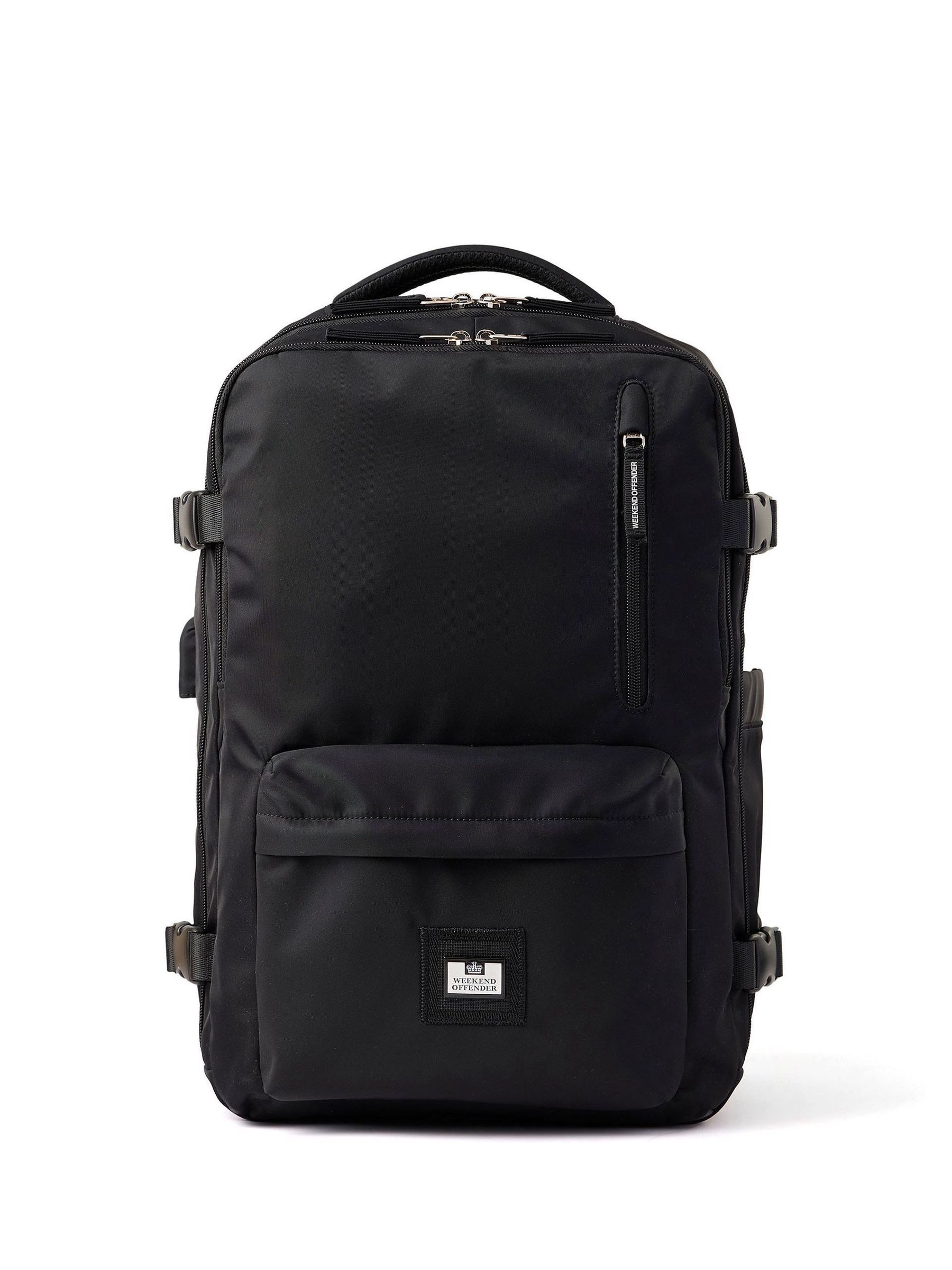 Weekend Offender Overnighter Multi-Pocket Cabin Black Rucksack Case