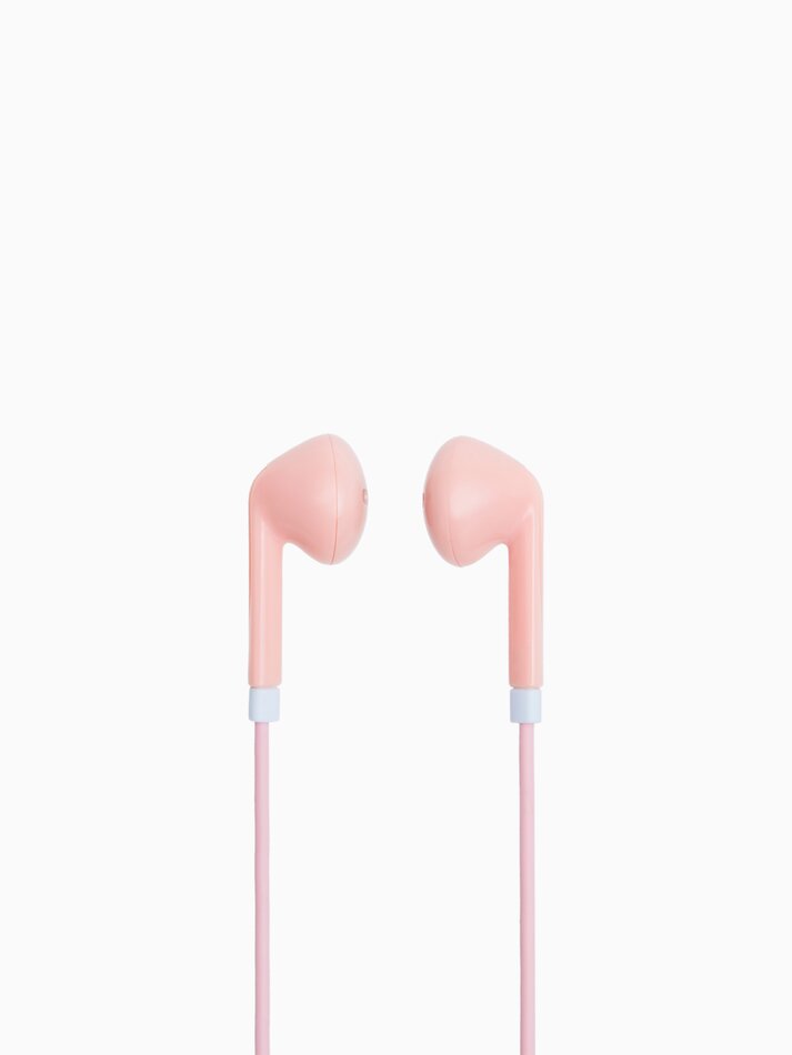 Fones de ouvido Bluetooth com microfone e controle de reprodução - Rosa