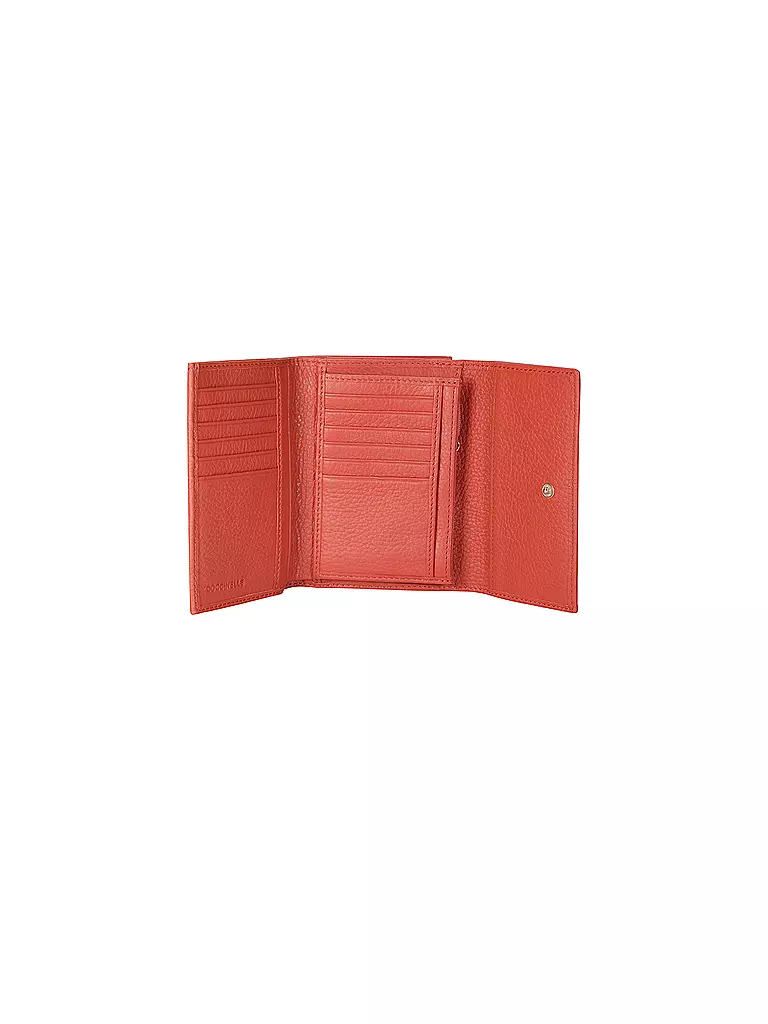 COCCINELLE Geldbörse METALLIC SOFT orange
