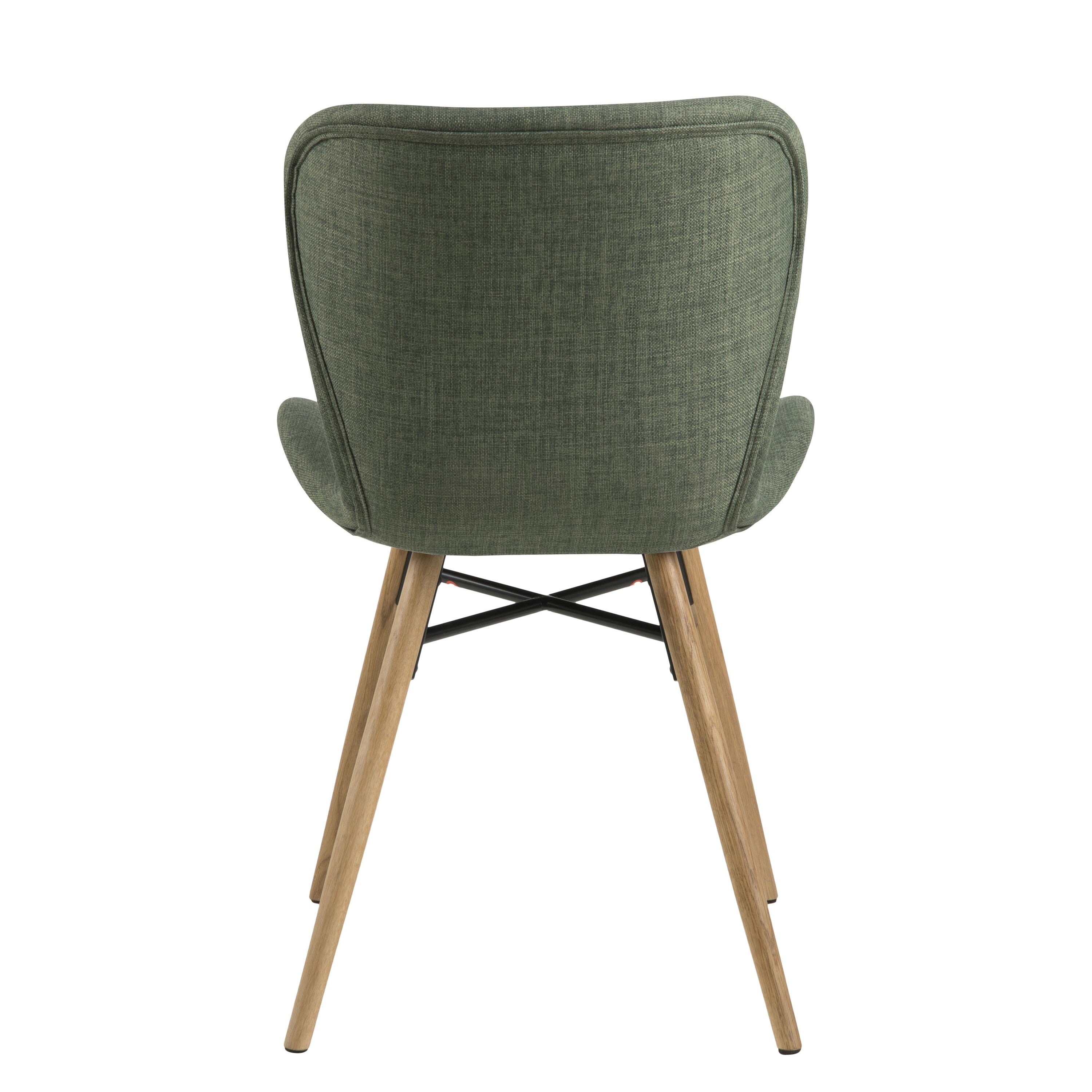 by fonQ basic Tough Eetkamerstoel - Textiel - Groen