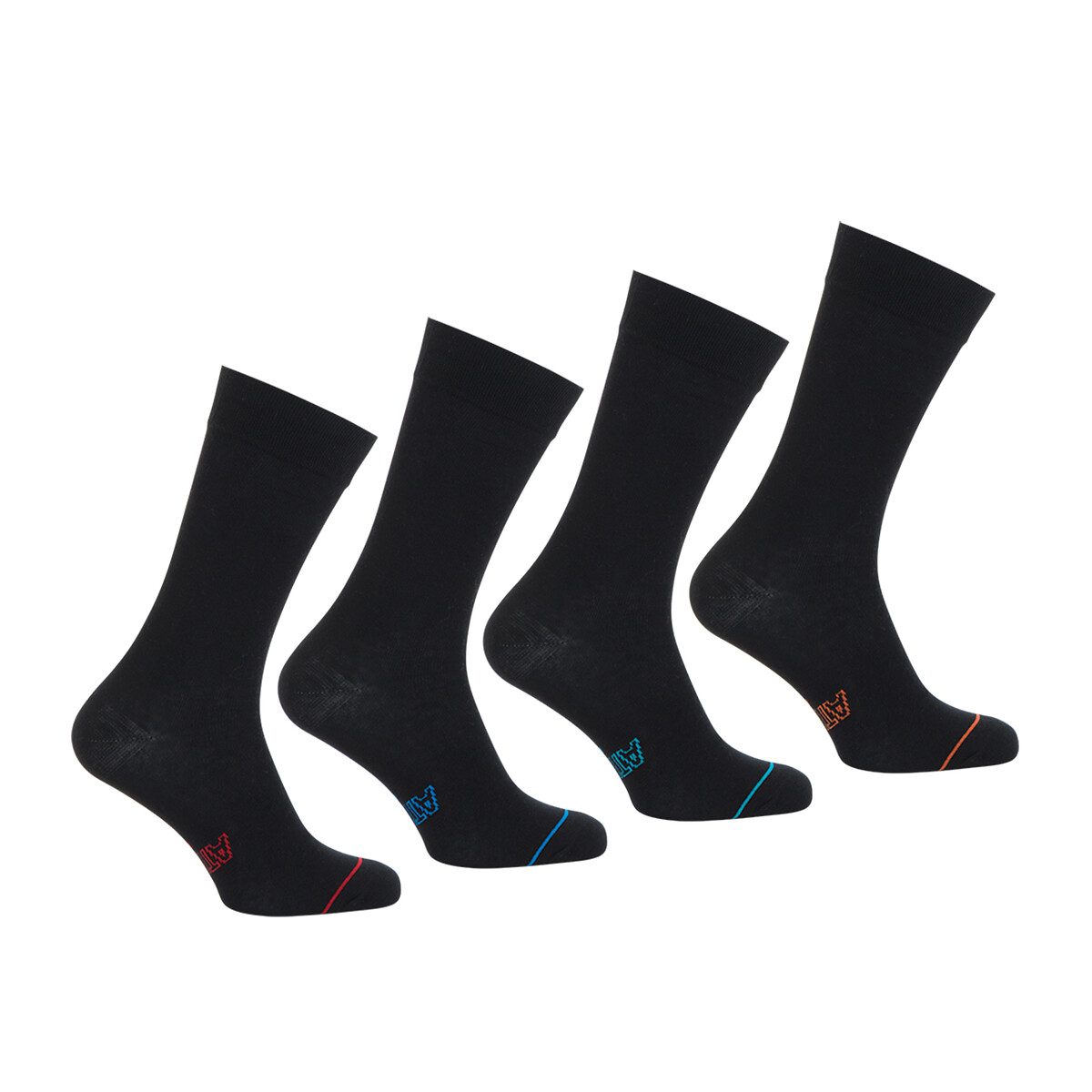 ATHENA<br>Conjunto de 4 pares de meias lisas