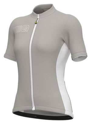 Maillot Manches Courtes Femme Alé Color Block Gris