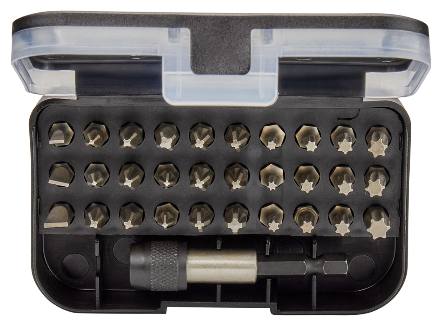 Makita D-30667 31 delige bitset in cassette met riemclip