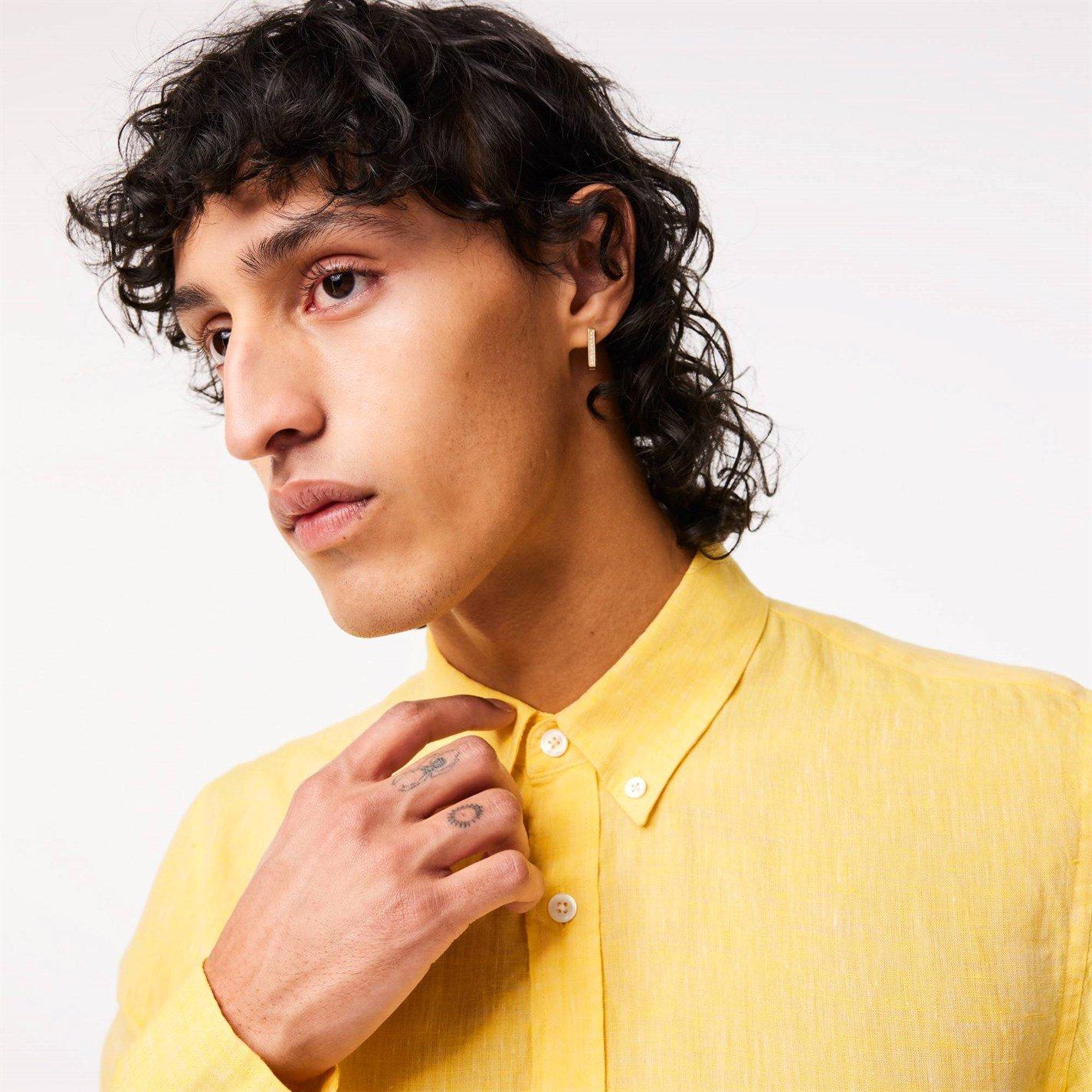 Lacoste Long Sleeve Linen Shirt