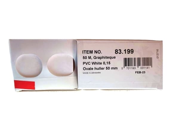 Ophængningstape PVC 0,15 50m Hvid Grap