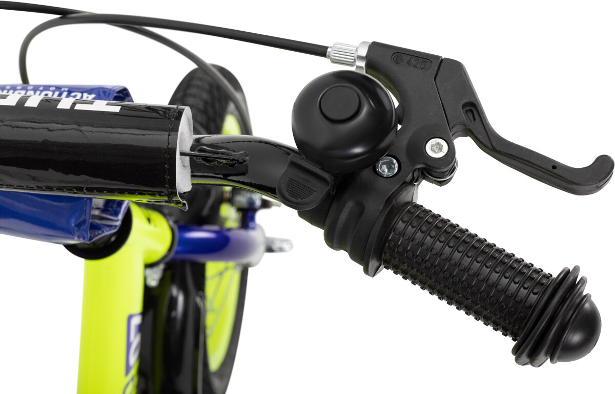 Actionbikes Kinderfahrrad Turbo 12 Zoll, Stützräder, V-Brake-Bremsen, Lenker-/Kettenschutz, Klingel