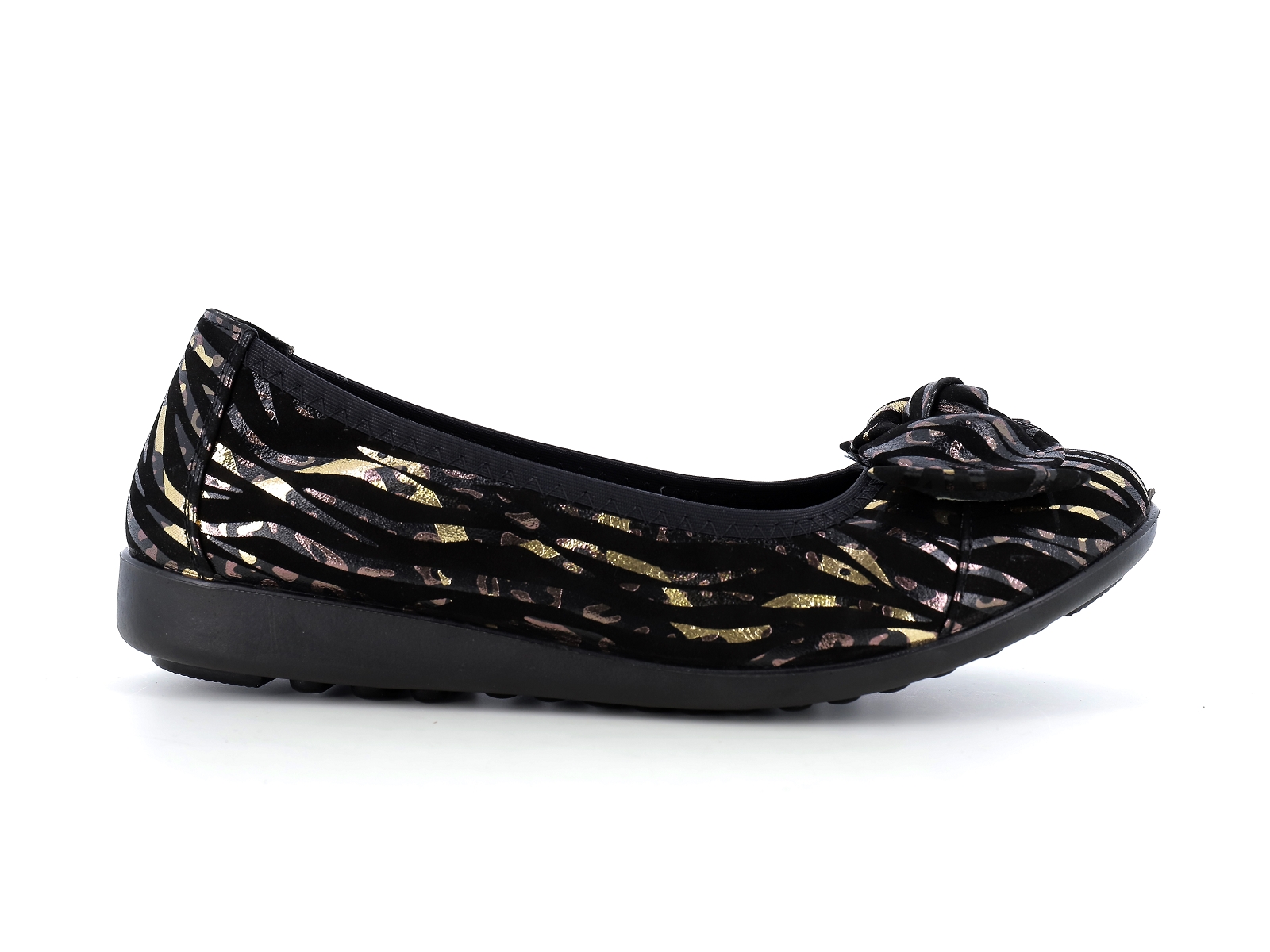 Inea-ECLAT Cuir Noir Or