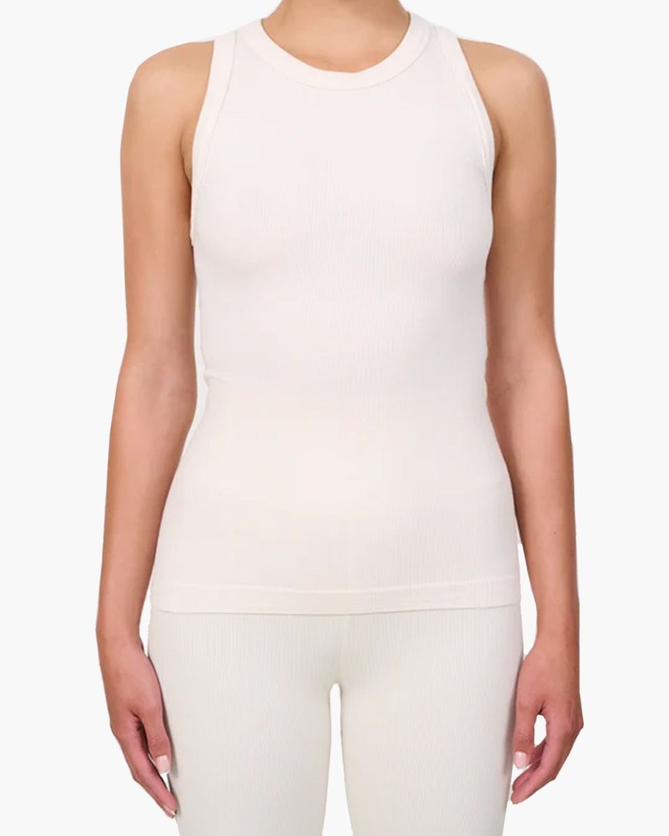 Lune Active Maia Soft Rib Off-White Damesshirt
