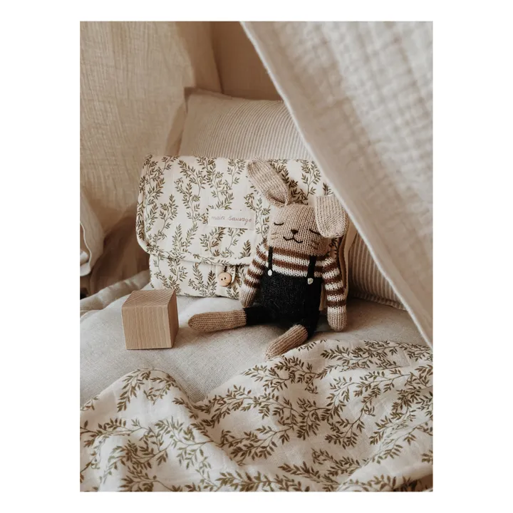 Main Sauvage Doudou Lapin salopette | Noir