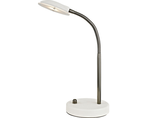 FLAIR LED tafellamp 6W 580 lm 3000 KH 38,7 cm Persei zwart/wit/chroom
