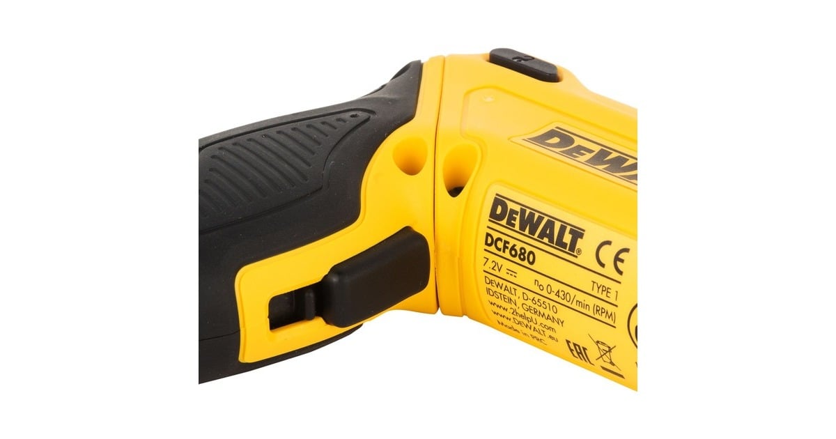 DEWALTAccu schroevendraaier DCF 680 G2 schroefboor  (Geel/zwart, Koffer, oplader en 2 accu's inbegrepen)