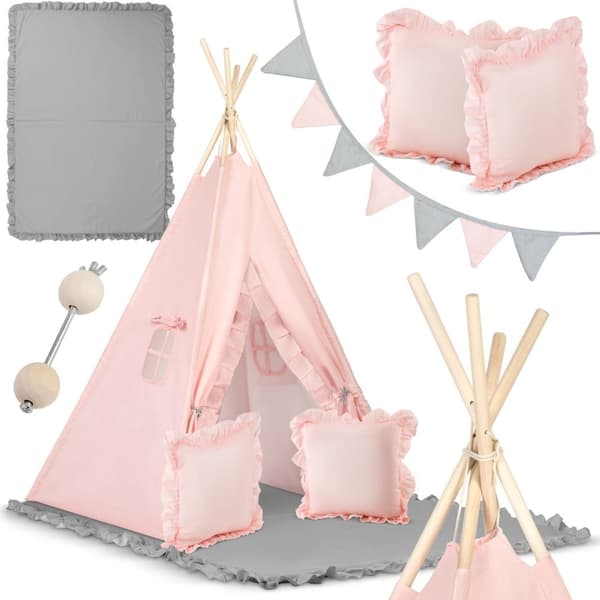Barne Tipi telt NK-406 Nukido - Lys rosa