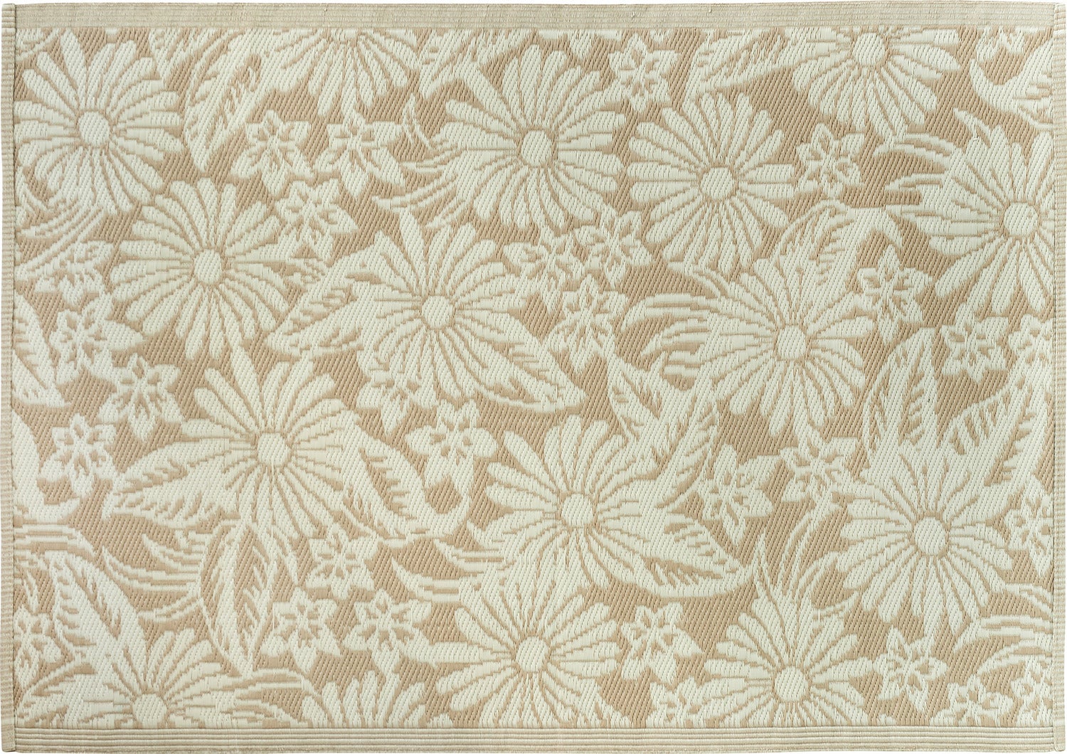 Intratuin buitenkleed Bloem beige 180 x 120 cm