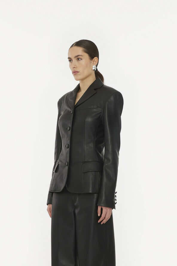 ROTATE Birger Christensen Fitted Blazer Black