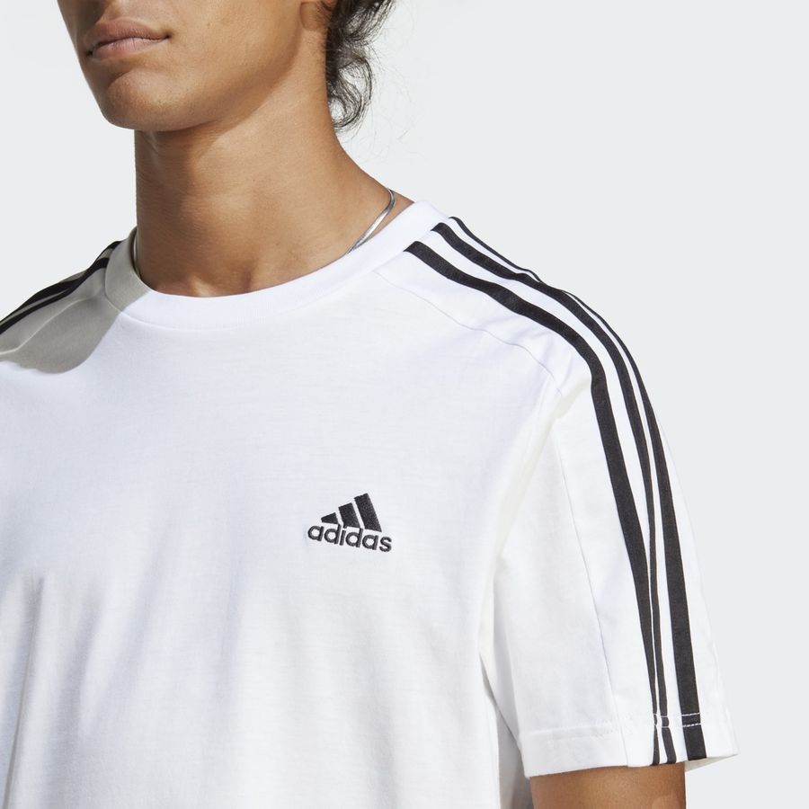 Adidas T-shirt à 3 bandes en jersey Essentials