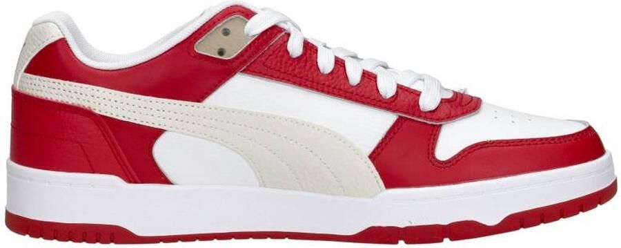 PUMA RBD Game Low Unisex Sneakers White-Club Red-Alpine Snow