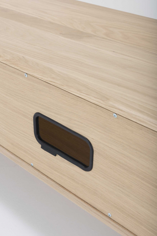 Gazzda Fawn lowboard tv-meubel 2 lades 220x45 naturel