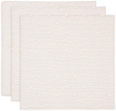 Jollein Musselintepper Miffy 3-Pack, Biscuit