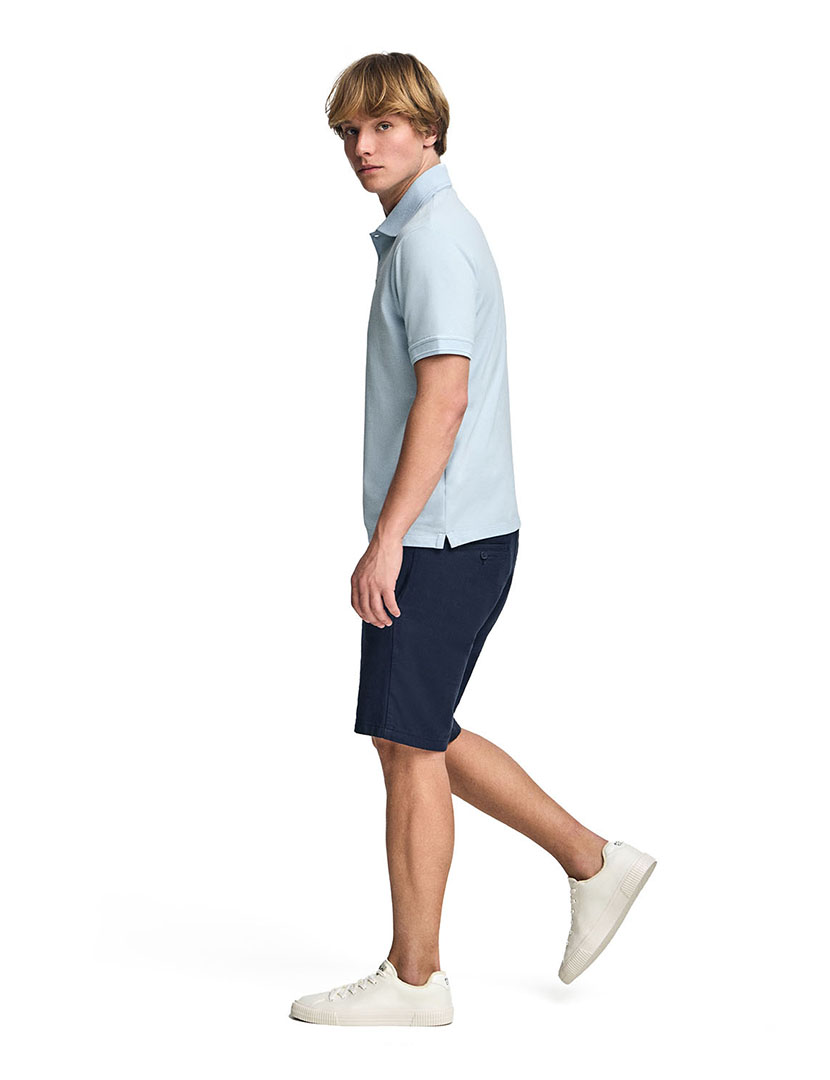 Rigby Go Ss Vn Light Blue Polo