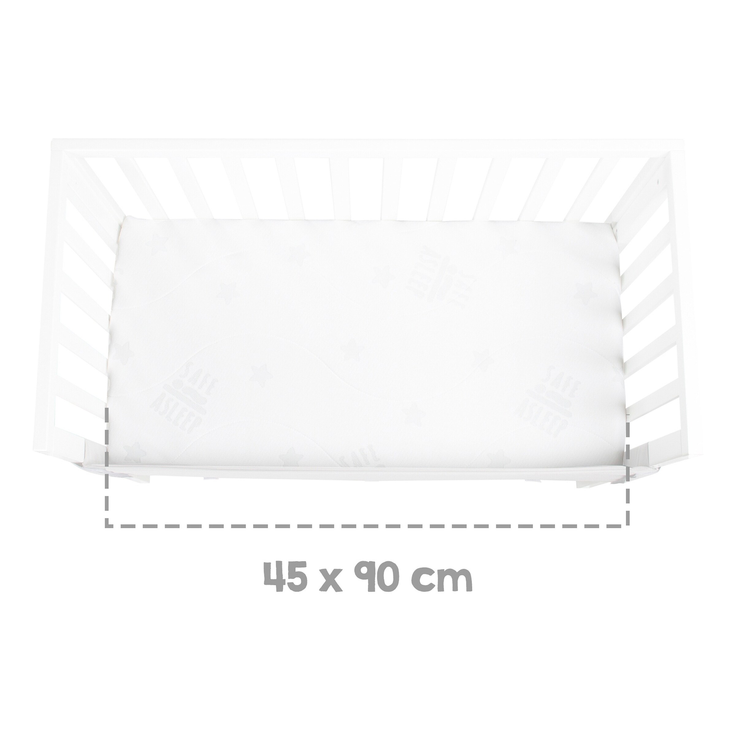roba Beistellbett 2in1 Sternenzauber grau