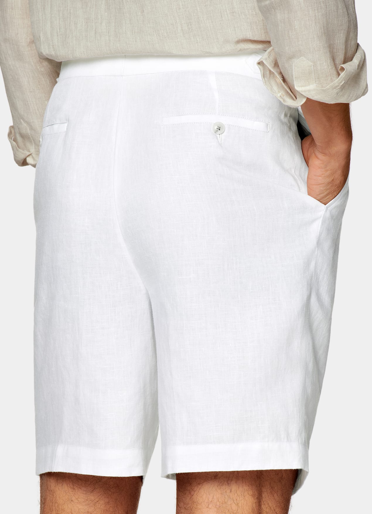 Short Straight Leg blanc