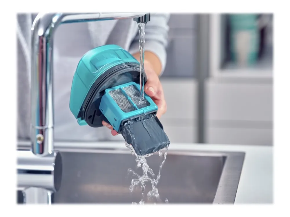 LEIFHEIT Regulus Aqua PowerVac, wet and dry vacuum cleaner (white / turquoise)