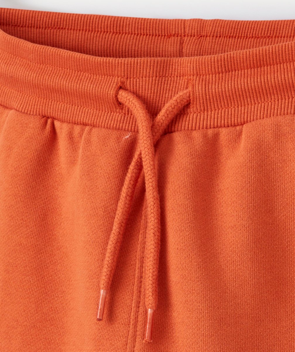 JOGGING GARÇON EN COTON BIO ORANGE