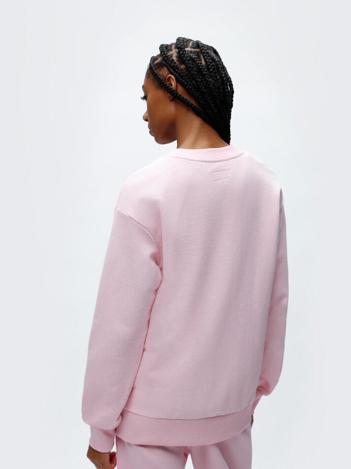 Conjunto de moletom básico - Rosa