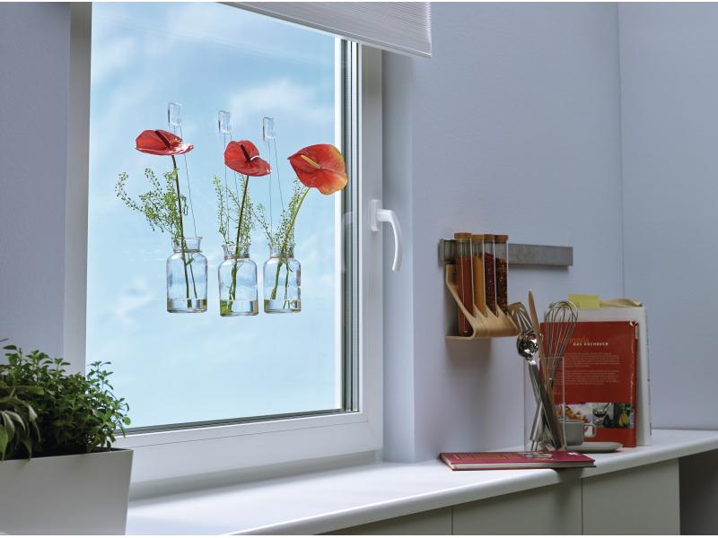 tesa Klebehaken 1 kg für transparente Flächen 2 Stück