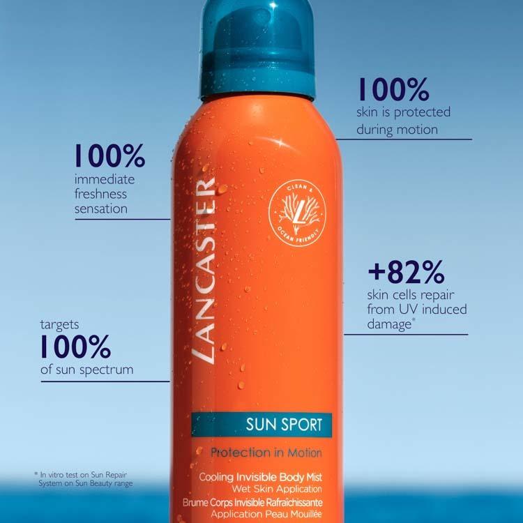 Lancaster Sun Sport Cooling invisible Body Mist SPF30 200ml