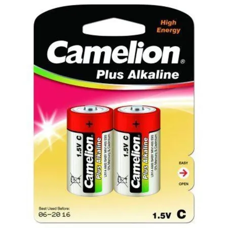 Camelion 11000214 Plus Alkaline LR14 Baby, 2 Stück