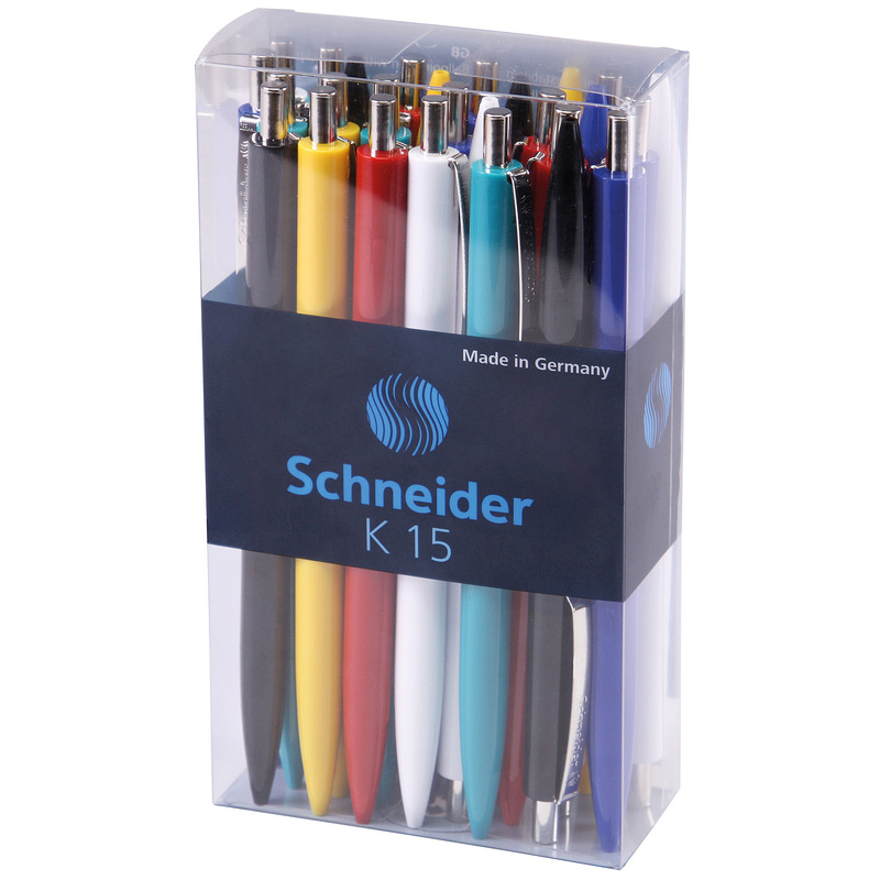 Schneider Kugelschreiber K15, assortiert, 25 Stück