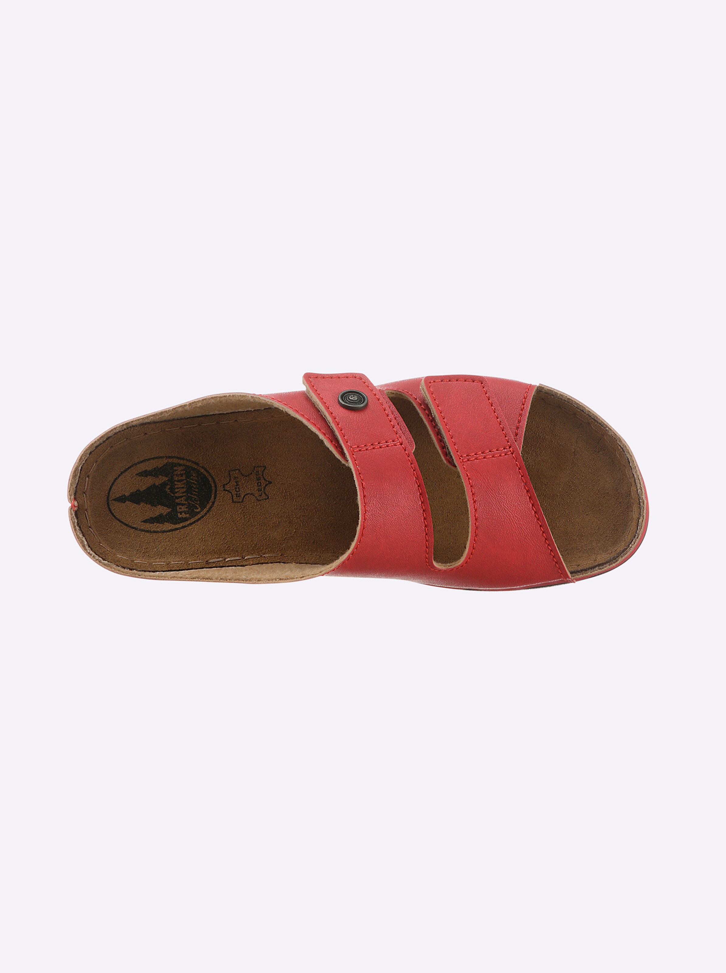 Franken Schuhe Pantolette in rot