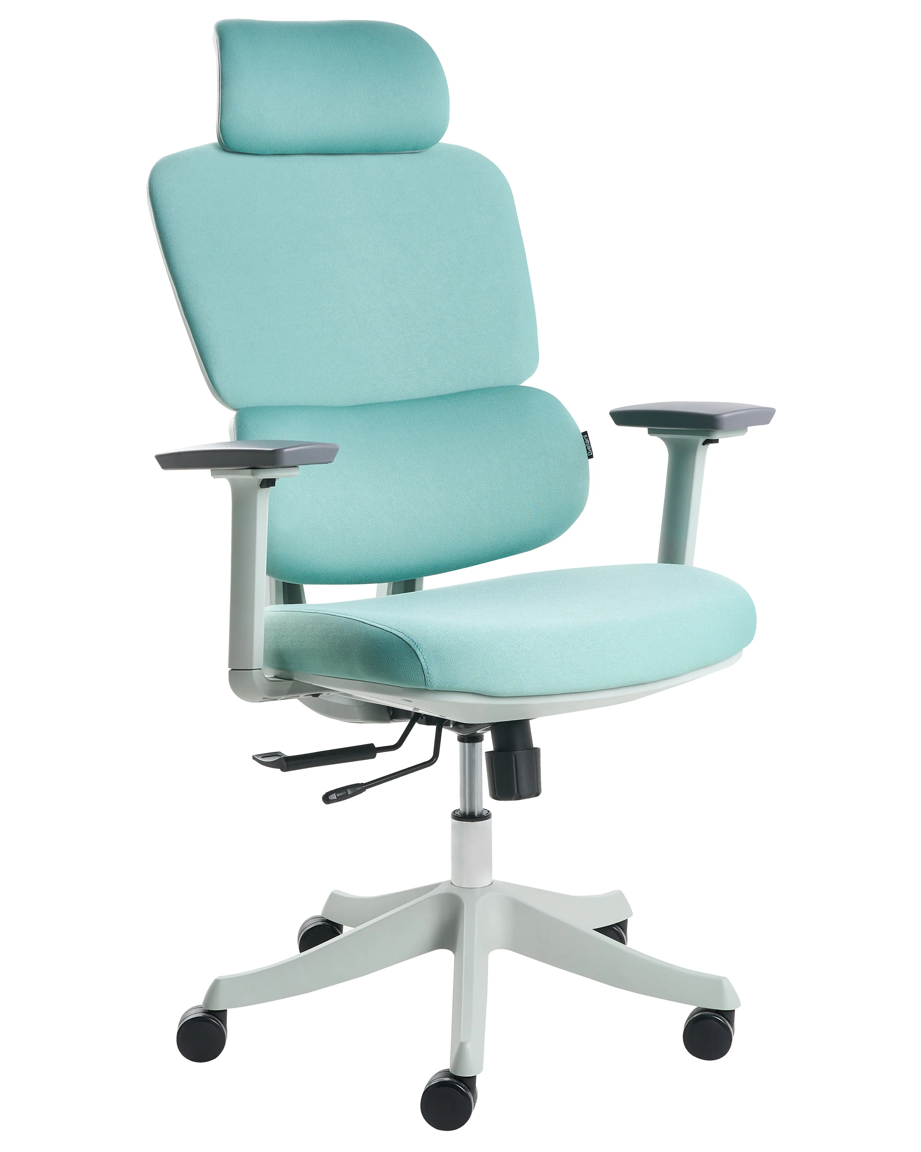 Bureaustoel VISCOUNT Stof Groenblauw