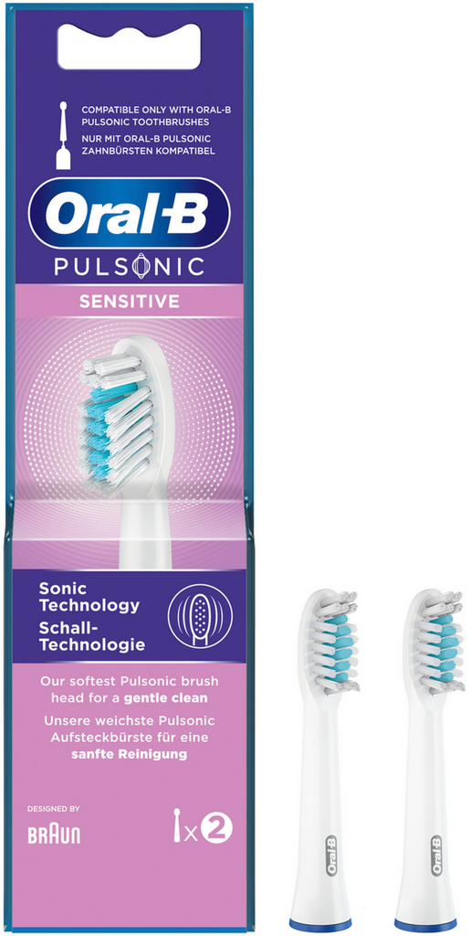ORAL-B Aufsteckbürsten Pulsonic Sensitiv 2 Stk