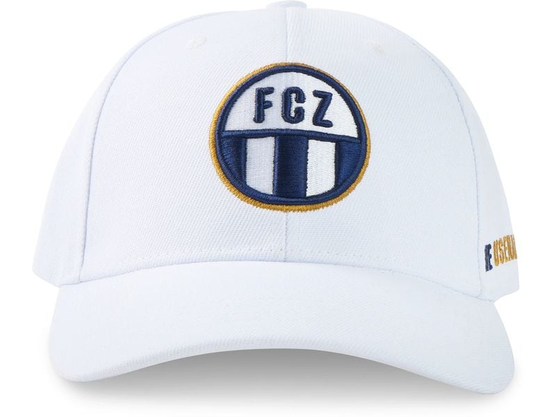 FC Zürich Cap Basic - Weiss Offizielle Cap für FCZ-Fans