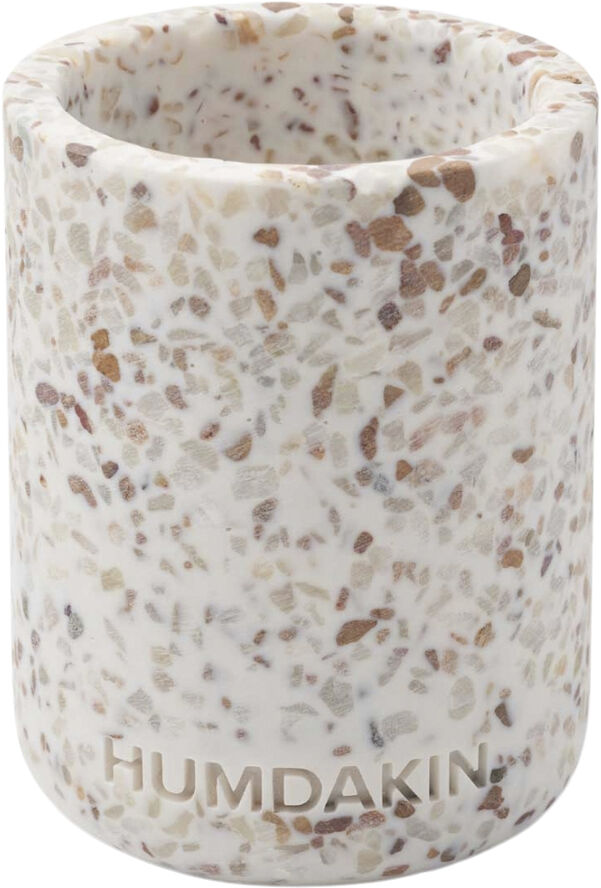 Humdakin Terrazzo tooth brush mug Beige & brun