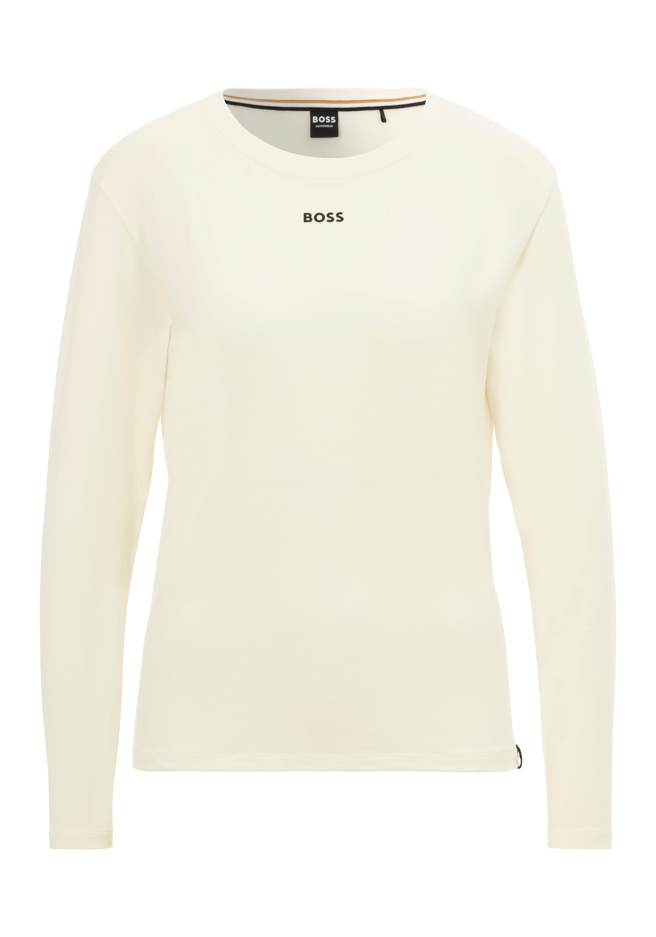 BOSS Langarmshirt , mit Rundhalsausschnitt