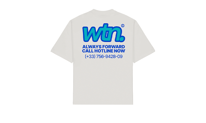 wtn. Hotline T-Shirt Creme