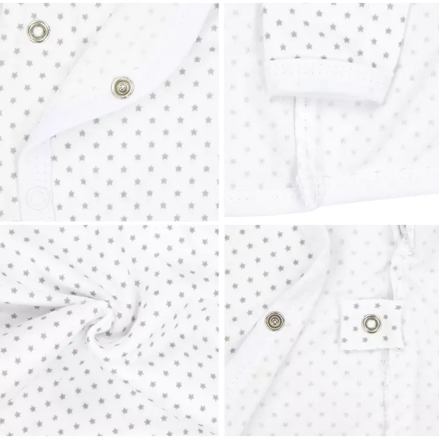 TupTam Baby Mädchen Langarm Wickelshirt 5er Set rosaweiß