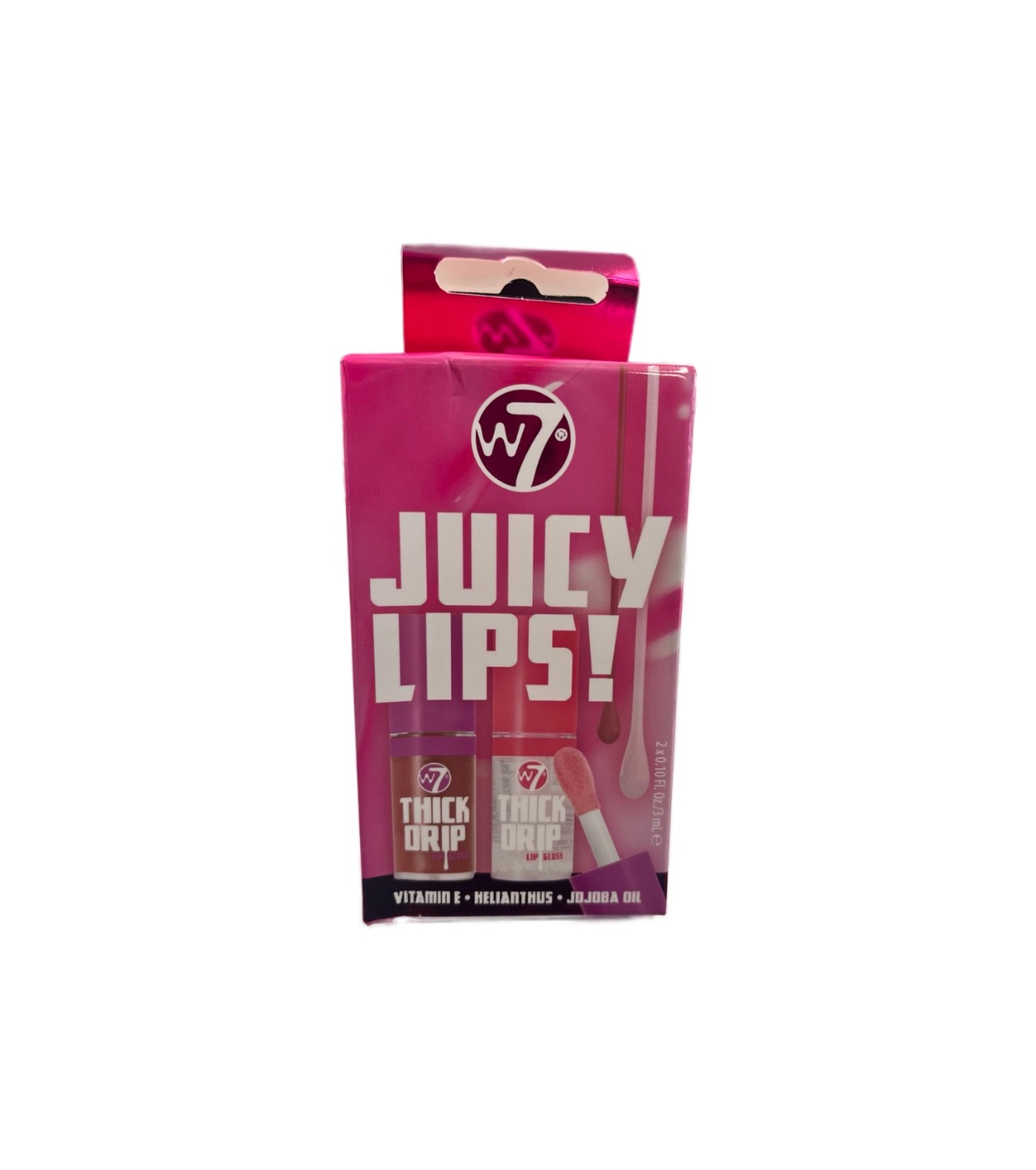 W7 - Duo de Brilho Labial Juicy Lips! - Spotlight + In the Clear