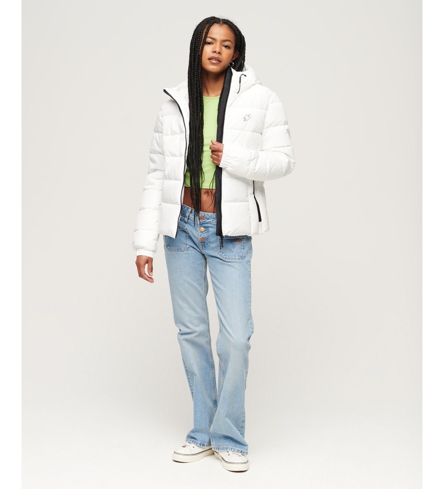Jaqueta acolchoada Superdry Spirit Sports, branca