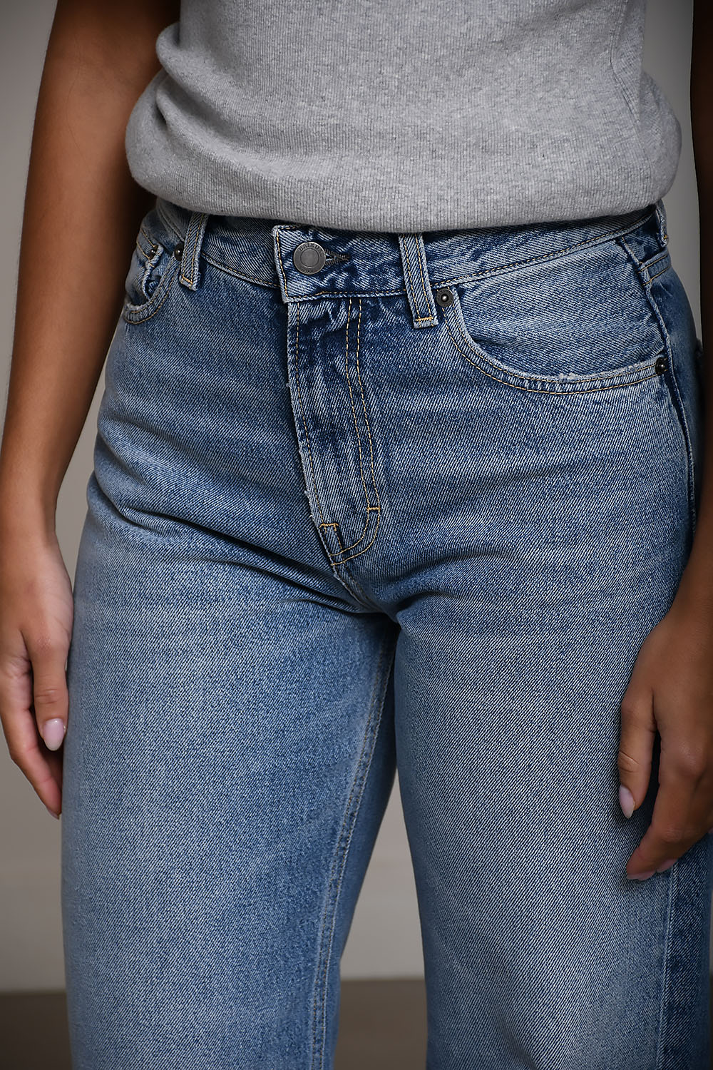 Korea boyfriend jeans