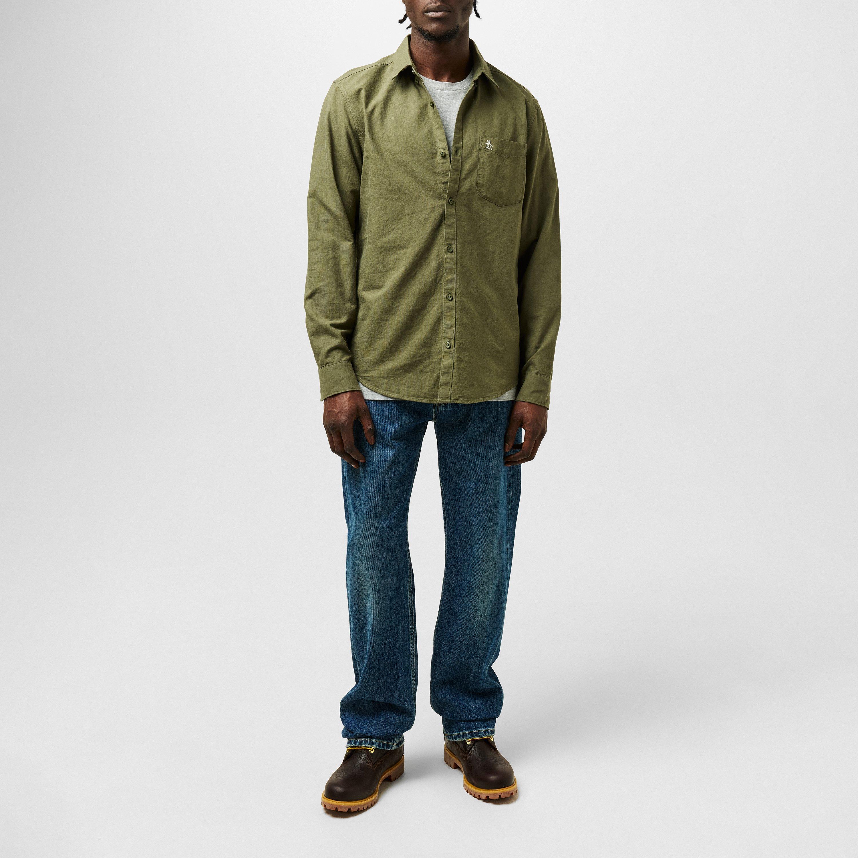 Original Penguin Long Sleeve Oxford Shirt
