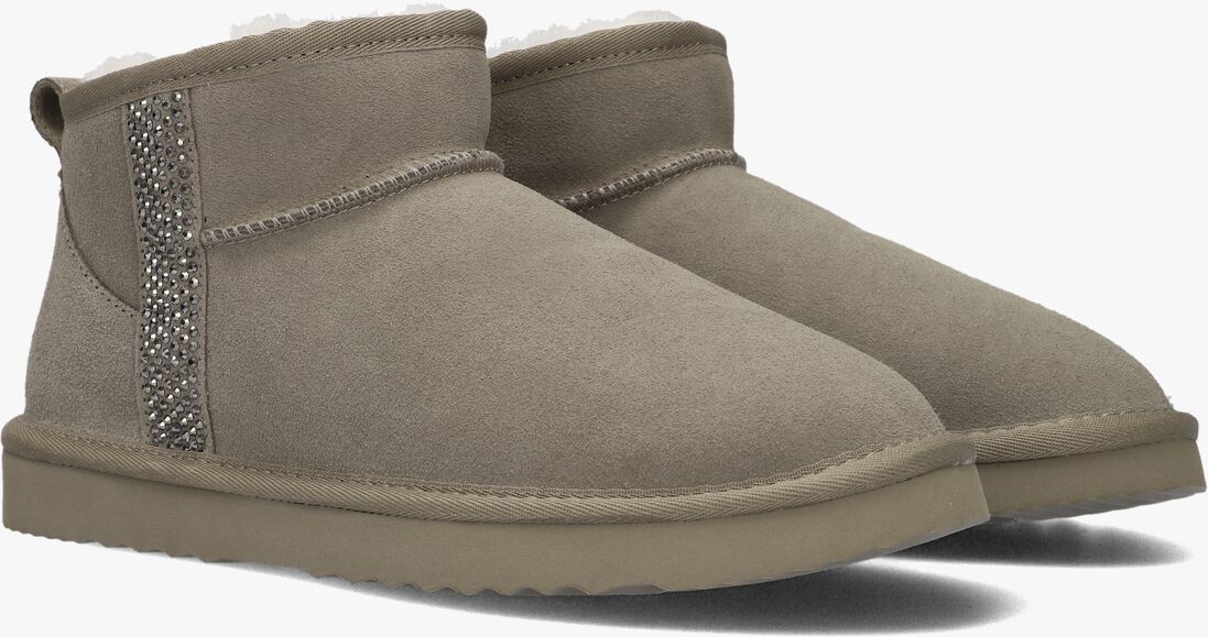 taupe lina locchi vachtlaarzen extreme glitter low
