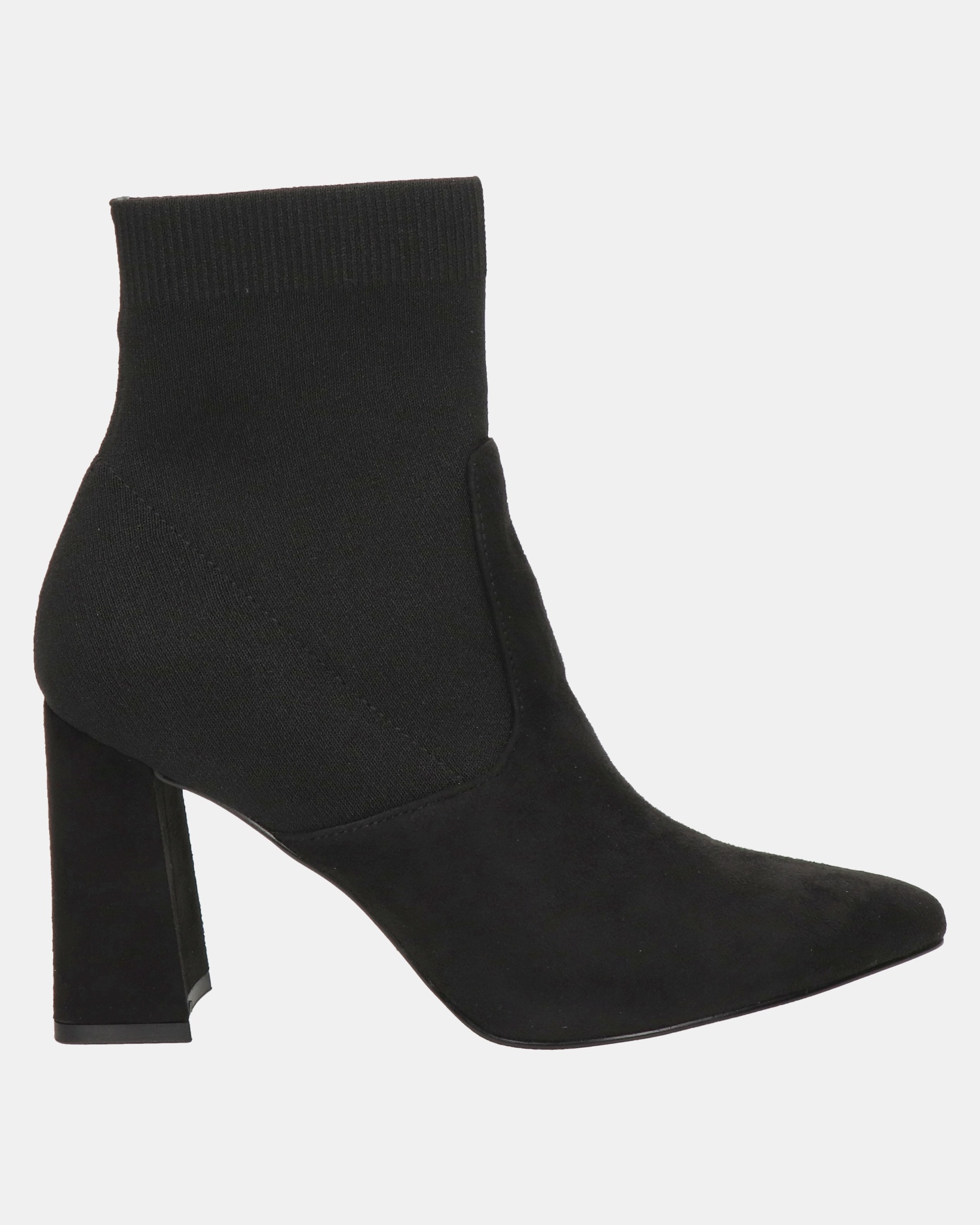 Steve Madden Purify Enkellaarsjes  - zwart
