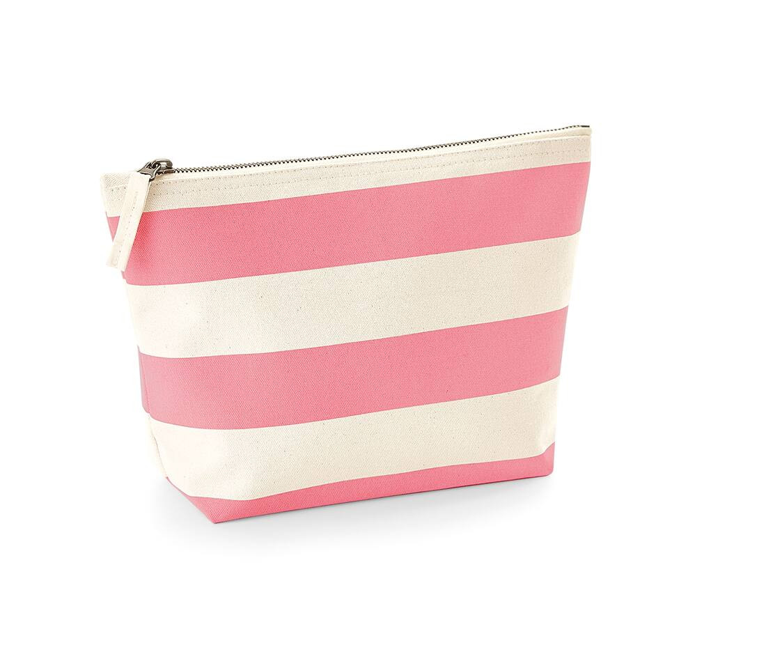 Westford mill WM684 - Sac à Cosmétiques en Coton Rayé Élégant