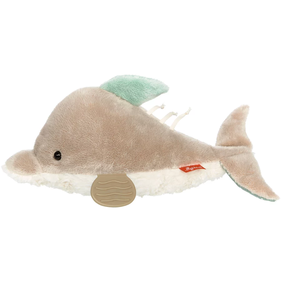 sigikid® Aktivrolle Delfin Yellow grauweiß