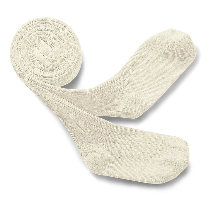 Collégien Collants Louise | Blanc cassé